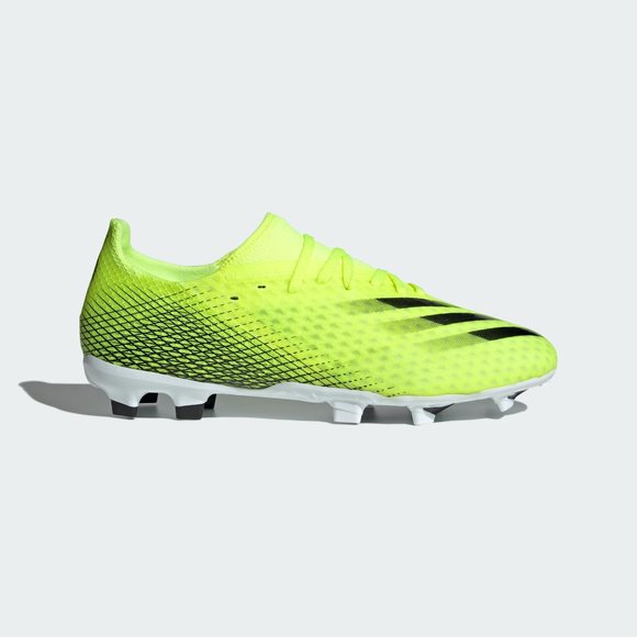 Adidas X Ghosted .3 Firm Ground Mens Soccer Cleats Yellow FW6948 NEW Multi Size - Picture 2 of 10